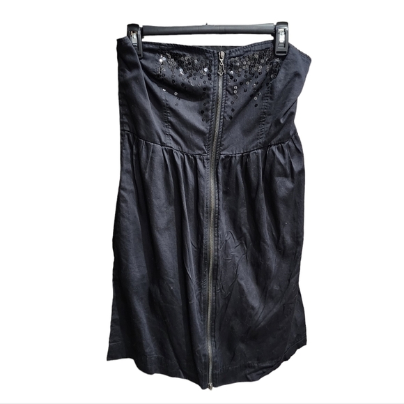 Fox Racing Stapless Sequin Mini dress Y2k - Picture 1 of 5